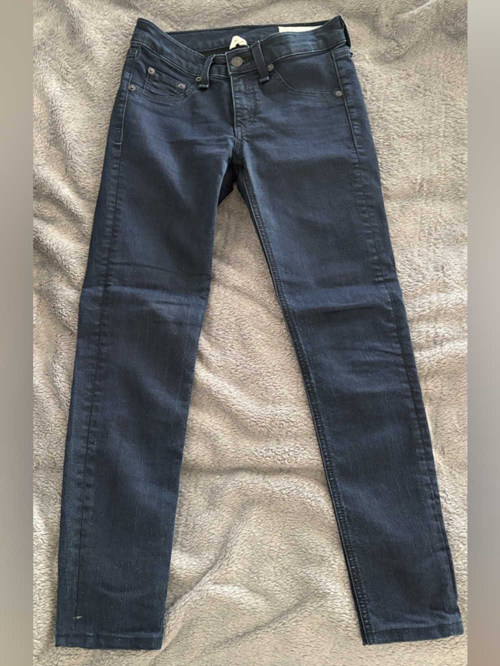 rag & bone Navy Skinny Jeans